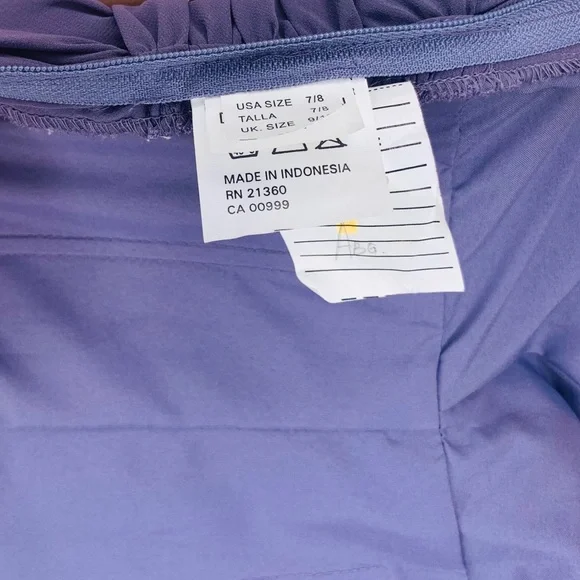 Mori Lee by Madeline Gardner Sleeveless Chiffon DressLilac Size 7/8 Never Worn - Picture 4 of 14